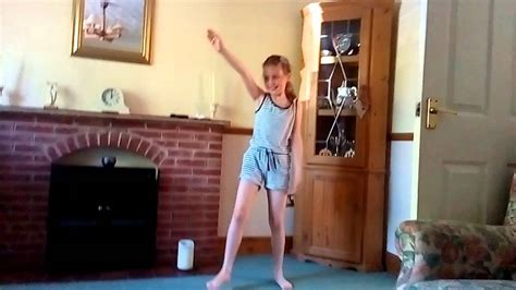 My Sister 8 Year Old Does A Cartwheel Youtube