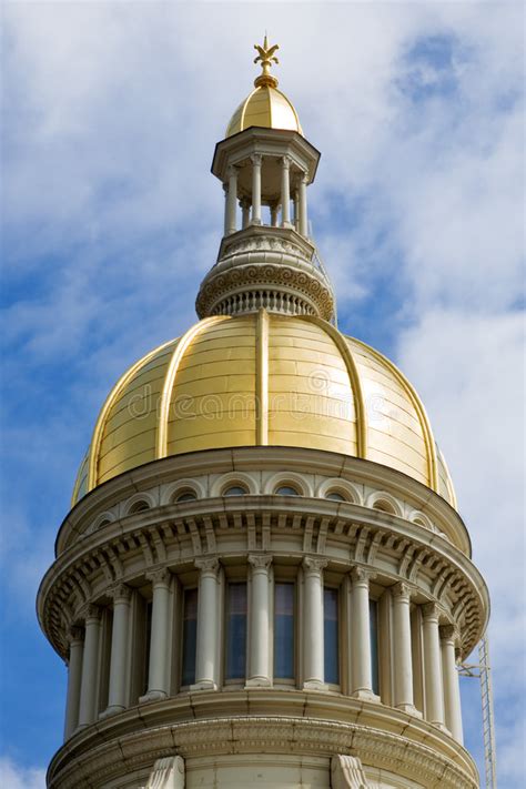 New Jersey State House Dome Closeup Stock Photo Image Of Gold Jersey