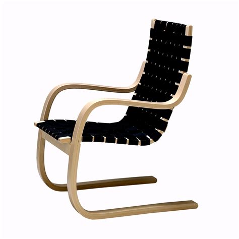 Aalto's early works were in the style of nordic classicism, the predominant style of the era; Artek Alvar Aalto - Lounge Chair 406 - Artek Lounge Chairs ...