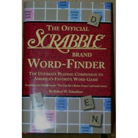 The Official Scrabble Brand Word Finder Isbn 9781579121044