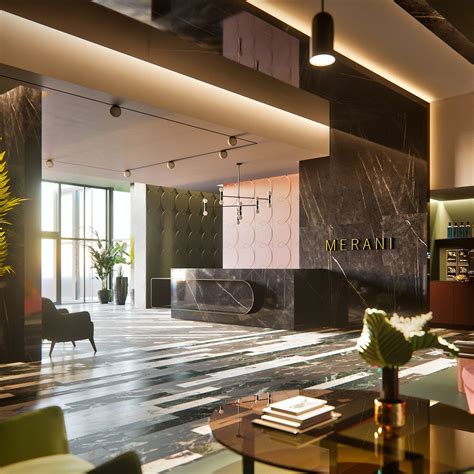 Lobby Of Business Centre On Behance Lobby Design Hotel Lobby Design Luxury Hotels Interior