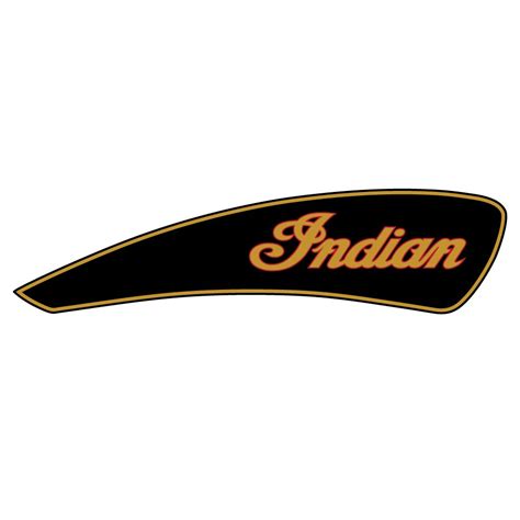 Indian Scout Indian Script Tank Decal Moore Speed Racing