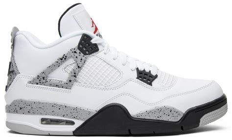 Tênis Air Jordan 4 Retro Og White Cement 2016 Pardal Sneakers Loja
