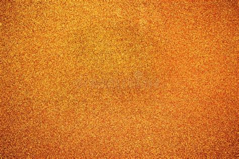 Sparkling Bright Metallic Orange Background Stock Image Image Of