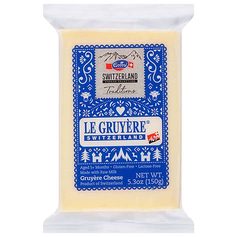 Emmi Le Gruyere Switzerland Aop Gruyere Cheese 53 Oz Compra Selectos