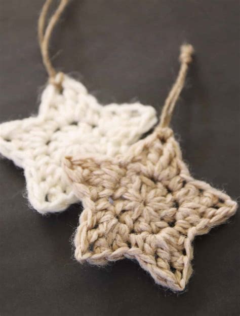 Free Crochet Star Pattern Make Star Ornaments Persia Lou