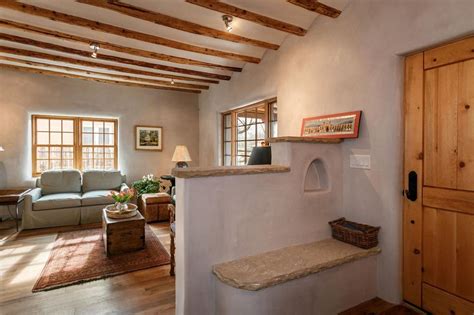 Youll Love The Light Bright Interior Of This Santa Fe Pueblo Adobe