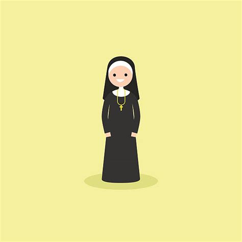 best nun habit illustrations royalty free vector graphics and clip art istock