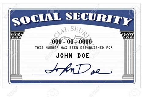 Mock Up Of A Social Security Card Done In Photoshop Within Social