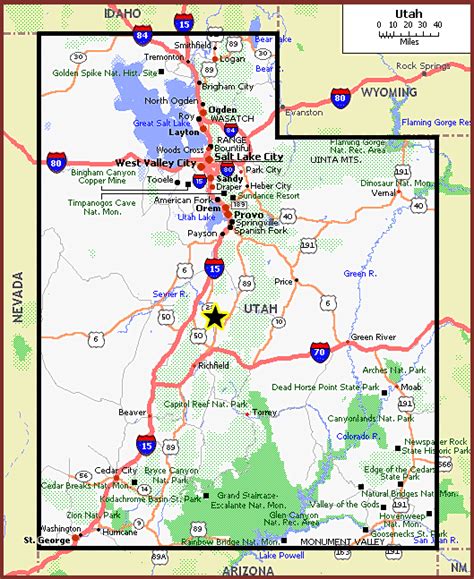 Utah Highways Map
