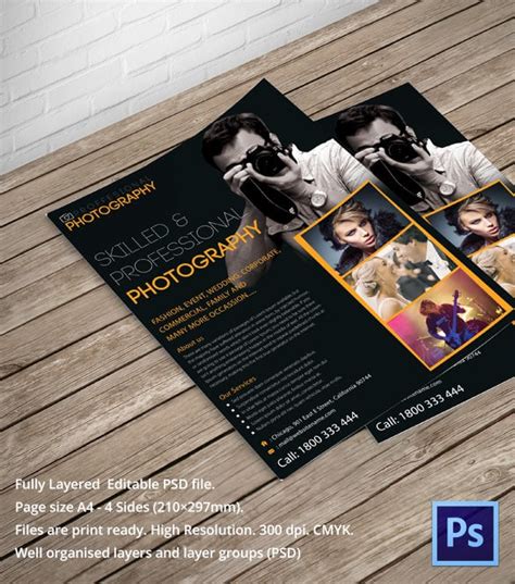 Free Photography Flyer Templates Psd