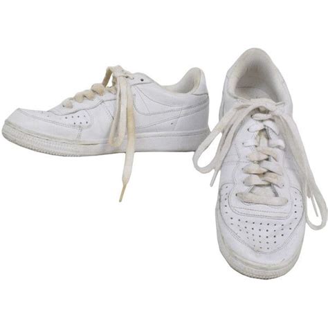 Nike 90s Vintage Shoes 90s Nike Womens White On White Swoosh Flat