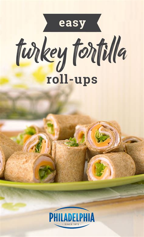 Cut each roll into 8 pieces; Easy Turkey-Tortilla Roll-Ups | Recipe | Easy turkey ...