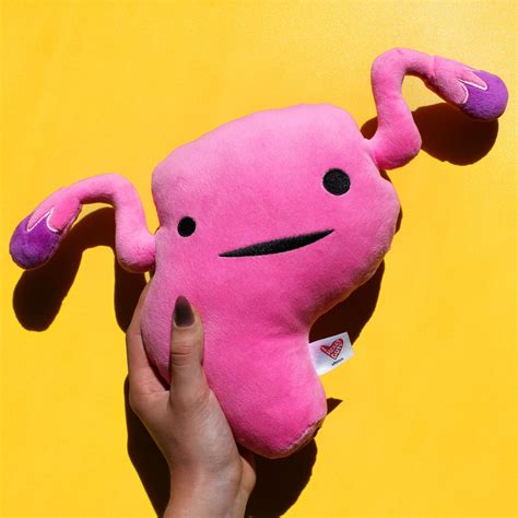 uterus plushie womb service plush organ stuffed toy pillow i heart guts