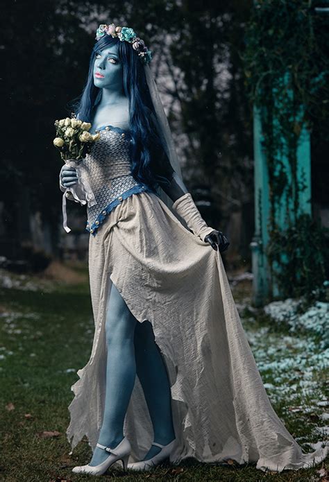Ghost Bride Skeleton Cosplay Dress Halloween Costume