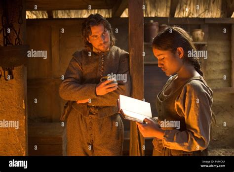 Film Still From The New World Christian Bale Qorianka Kilcher 2005