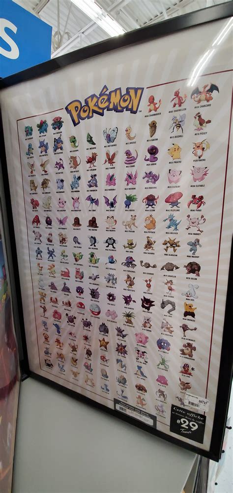 Just Saw A Poster Of The Original 151 In My Local Walmart And Got A