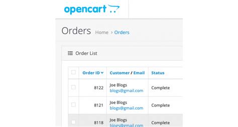 Opencart Admin Filter Orders By Email