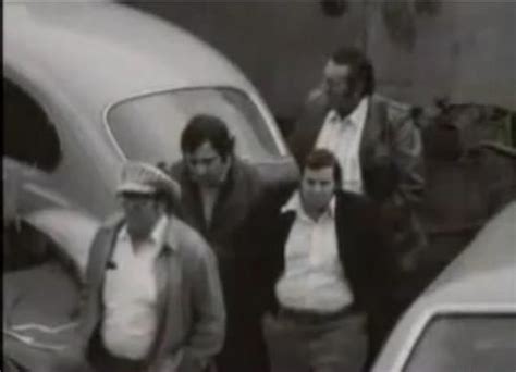 Paul Vario In Hat With His Associates In An Fbi Photo Mafia