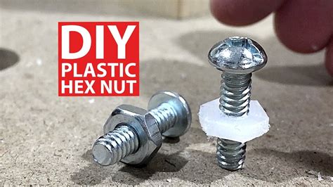 How To Make Plastic Hex Nuts Youtube