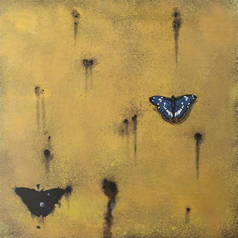 Bullets And Butterflys Painting By Darren Mulvenna Fine Art America