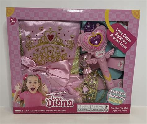 love diana pocket watch mashups princess of play dress up set costume w 6” doll for sale online