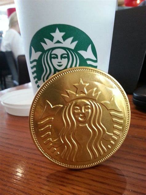 Chocolate Gold Coin ~ ♡ Chocolate Gold Coins Starbucks Chocolate