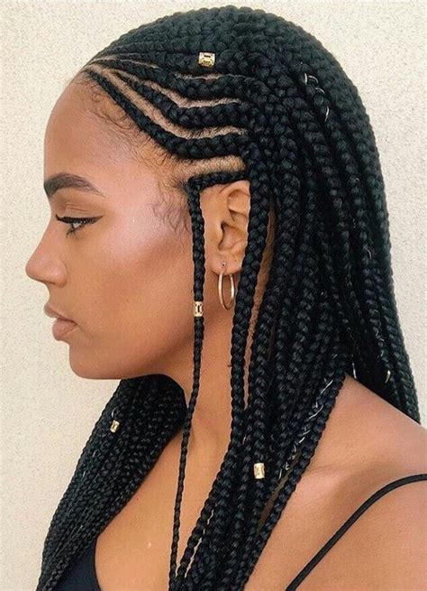 Trendy Braid Hairstyles With Weave