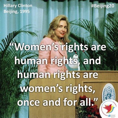 hillary clinton made this inspiring speech at the fourth world conference on women in beijing in