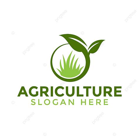 تصميم شعار ورقة العشب والزراعة قالب قالب تحميل مجاني على ينغتري