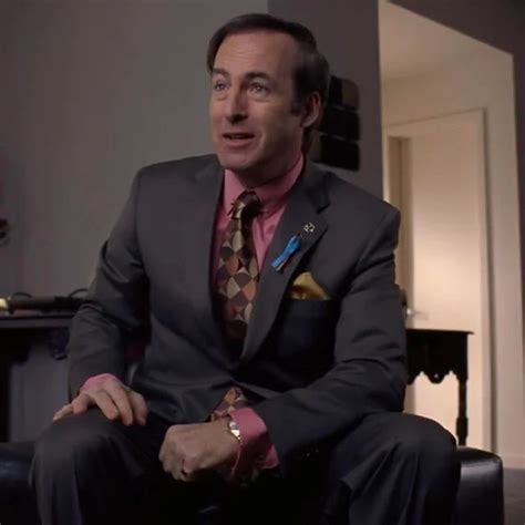 Saul Goodman Grey And Pink Suit In 2023 Saul Goodman Better Call
