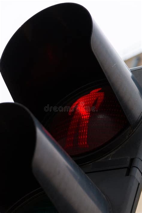 Red Pedestrian Crossing Light Stock Image Image Of Foot Move 57360159
