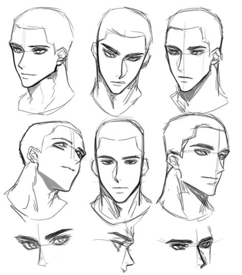 Pin By Camille Yu On M Drawing Expressions In 2020 Male Face