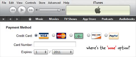 Once your credit card information is removed, you won't be able to make purchases from itunes and app store. How to Create an Apple ID for iTunes without Credit Card