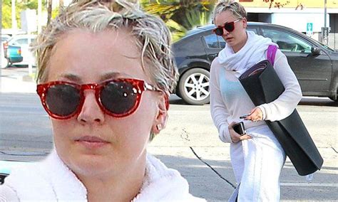 Kaley Cuoco Drenched In Sweat After Yoga Workout Session Yoga Fitness Workout Session Yoga