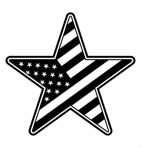 Us Flag Star Decal North 49 Decals