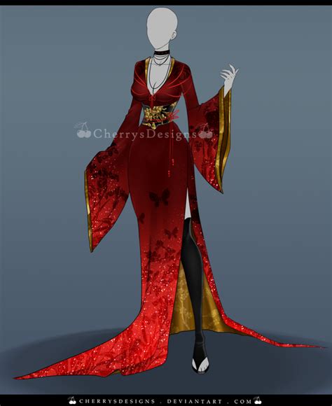 Closed Outfit Adopt 645 Miyazu Hime By Cherrysdesignsdeviantart