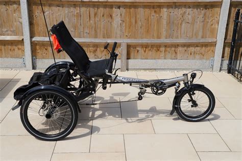 Hase Lepus Comfort Folding Recumbent Semi Recumbent Trike With Air Suspension Folding Bikes U
