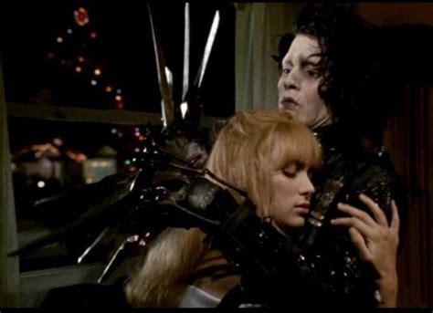 Edward And Kim Edward Scissorhands Tim Burton Films Tim Burton