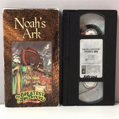 Greatest Adventure Stories From The Bible Noahs Ark Vhs 1996 For