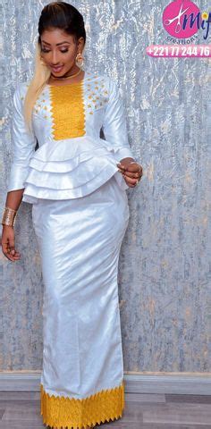Longue robe et dentelle elegante en pagne wax tissu africain1 duration. Les 70+ meilleures images de Modèle bazin brodé en 2020 ...