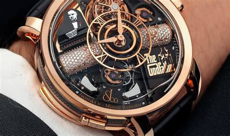 Jacob And Co 捷克豹 New Opera Godfather Minute Repeater Diamond In Hong