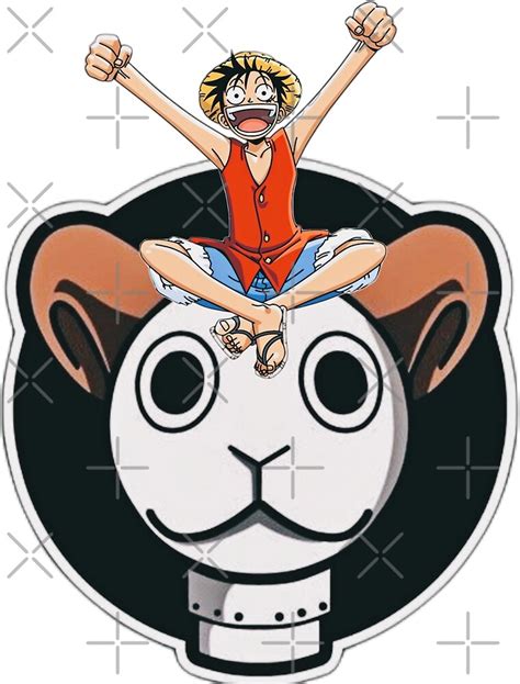 Luffy On The Going Merry One Piece By Joejo19 Redbubble