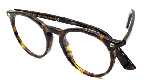 gucci gg0121o 002 49mm eyewear frames glasses rx optical eyeglasses new italy ggv eyewear