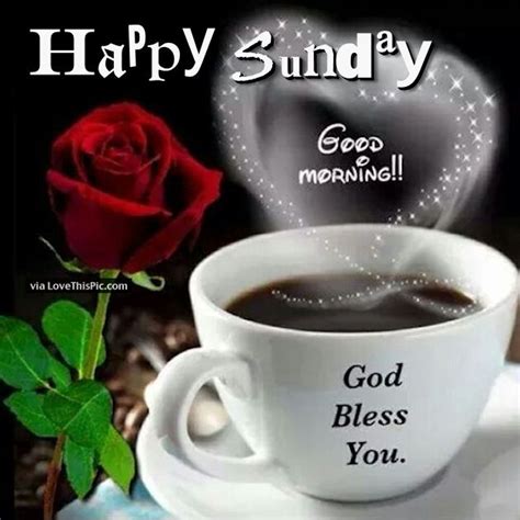 Good Morning God Bless You Happy Sunday Pictures Photos And Images