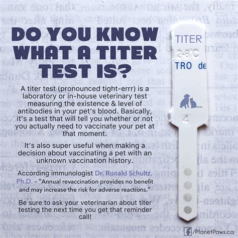 Do You Know What A Titer Test Is Pet Health Care Puppy Health Dog
