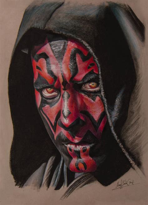 Darth Maul Drawing By Manuel Jesus Cespedes Pixels