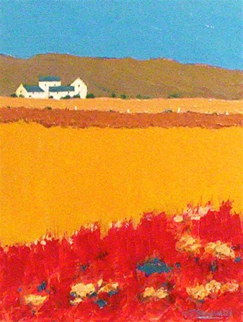 David J Edwards Paintings Farm In Summer An Original