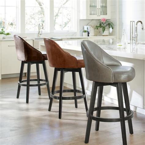 Very comfortable and they look much more expensive than they 3. Isaac Swivel Bar & Counter Stool | Counter stools, Kitchen ...