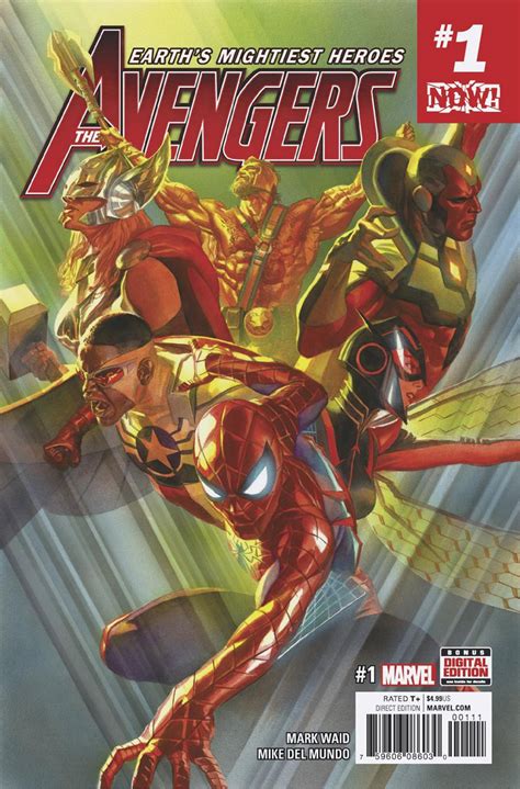 Avengers 1 Cover By Alex Ross Comic Art Community Gallery Of Comic Art